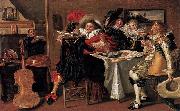 Dirck Hals Merry Company at Table France oil painting artist